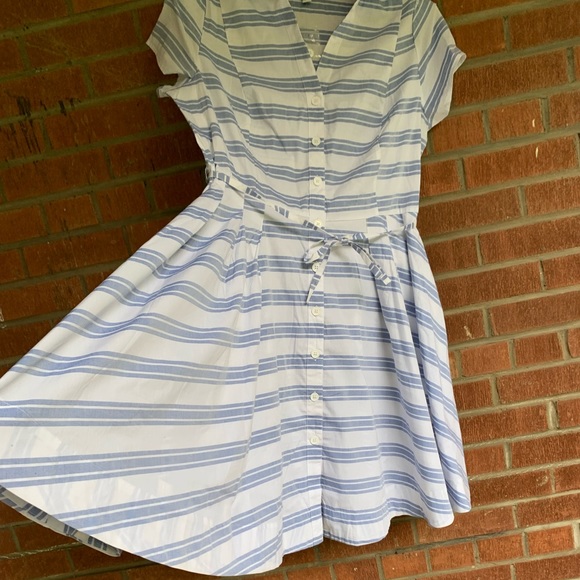 NWT💯Cotton Striped Dress - Picture 3 of 6